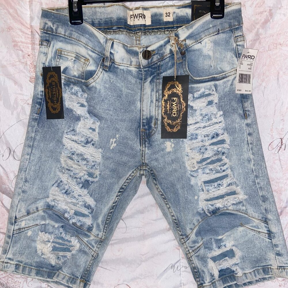 Men's denim shorts